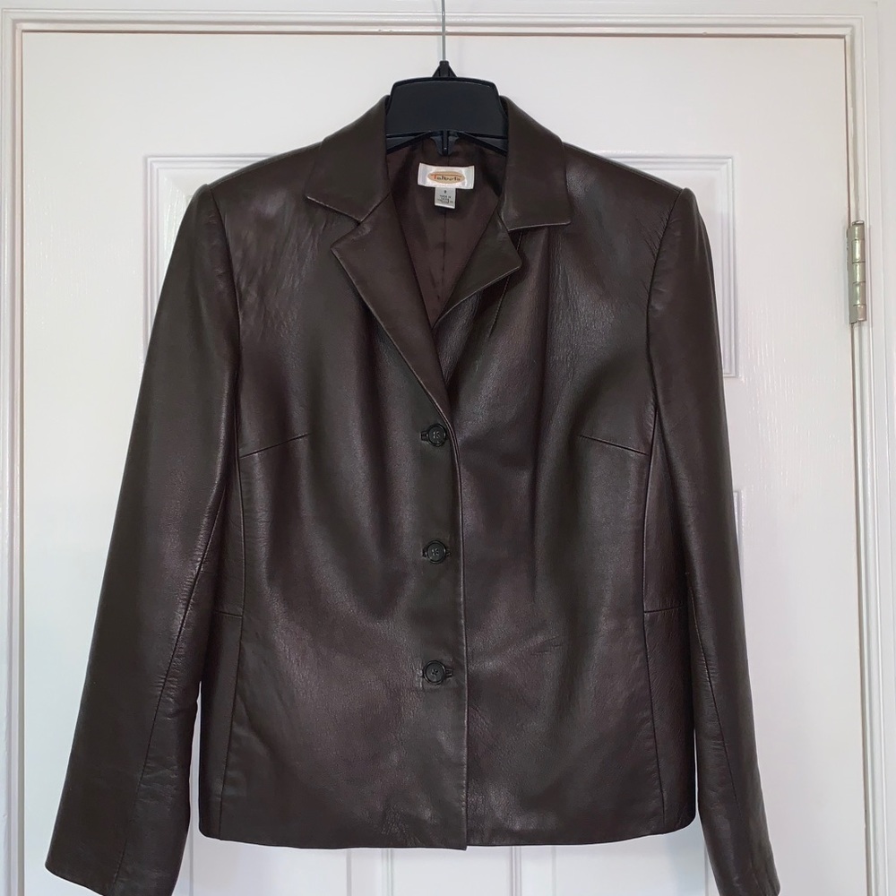 Talbots Leather Jacket